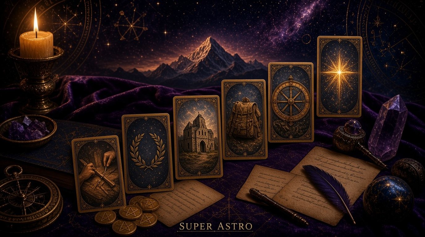 Расклад на карьеру: схема расклада таро Super Astro