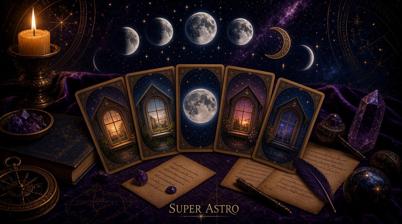 Расклад на месяц: схема расклада таро Super Astro