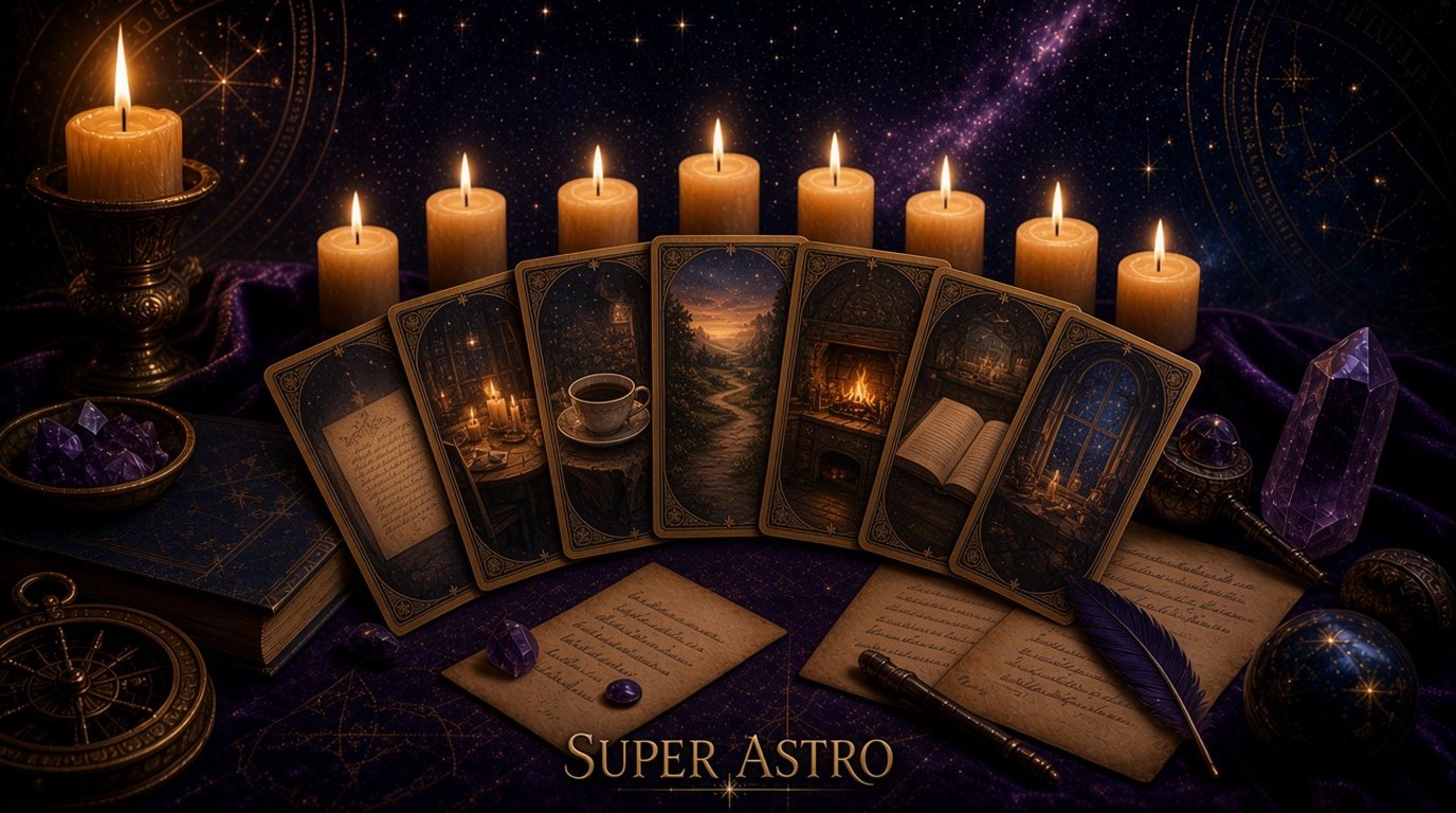 Расклад на неделю: схема расклада таро Super Astro