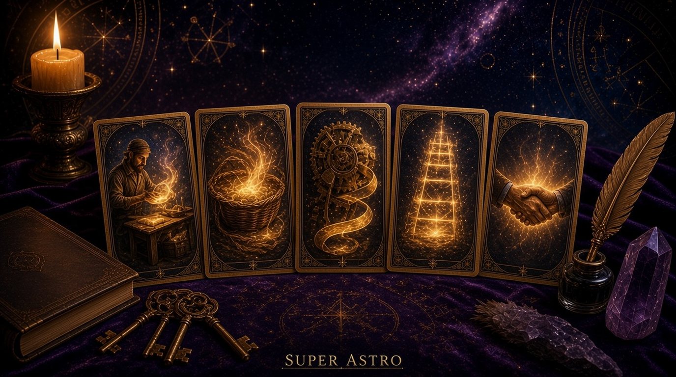 Расклад на работу: схема расклада таро Super Astro