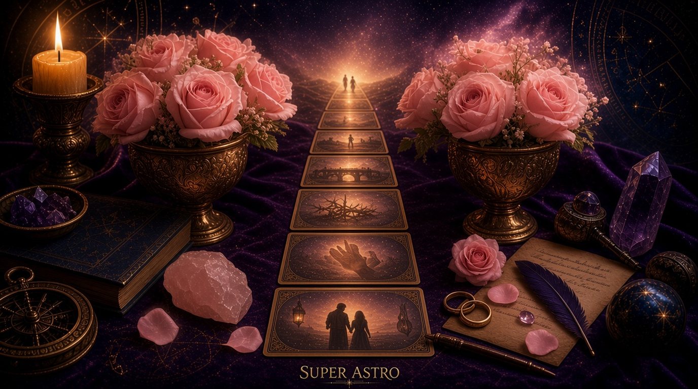 Перспектива отношений: схема расклада таро Super Astro